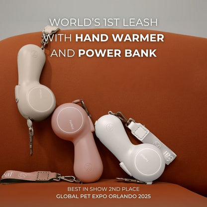 ChocoLéash Flagship — Smart Dog Leash with Built-In Hand Warmer