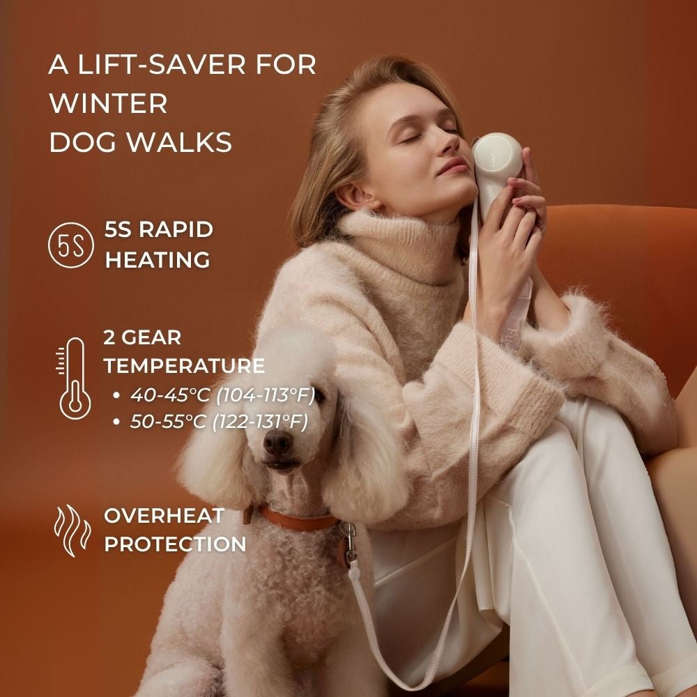 ChocoLéash Flagship — Smart Dog Leash with Built-In Hand Warmer